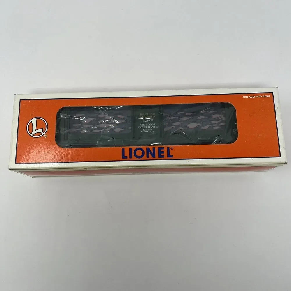Lionel 3435 Gil Finn's Trout Ranch Animated Aquarium Boxcar‎ New In Box